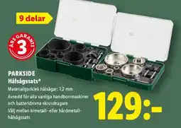 Lidl PARKSIDE Hålsågssats erbjuda
