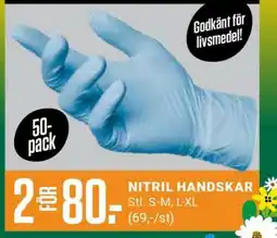 DollarStore NITRIL HANDSKAR erbjuda