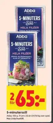 ICA Supermarket 5-minuterssill erbjuda