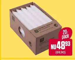 DollarStore 20-pack Candles erbjuda