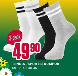 DollarStore TENNIS-/SPORTSTRUMPOR erbjuda