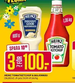 DollarStore HEINZ TOMATKETCHUP & MAJONNÄS erbjuda