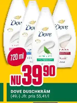 DollarStore Dove Duschkräm erbjuda