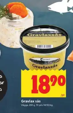 ICA Supermarket Gravlax sås erbjuda