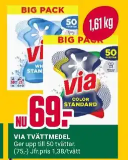 DollarStore VIA Tvättmedel erbjuda