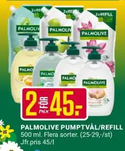 DollarStore PALMOLIVE PUMPTVÅL/REFILL erbjuda