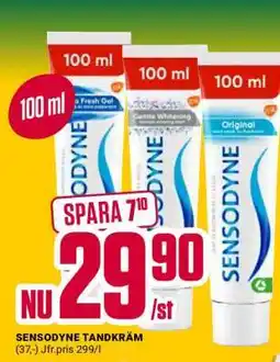 DollarStore SENSODYNE TANDKRÄM erbjuda