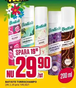 DollarStore Batiste Torrschampo erbjuda