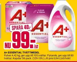 DollarStore A+ ESSENTIAL TVÄTTMEDEL erbjuda