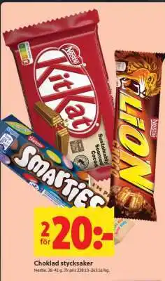 ICA Supermarket Choklad Stycksaker erbjuda