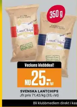 DollarStore Svenska LantChips erbjuda