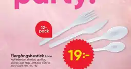 Stora Coop FLERGÅNGSBESTICK erbjuda