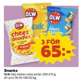 Coop SNACKS erbjuda