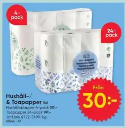 Stora Coop Hushåll-/ & Toapapper erbjuda