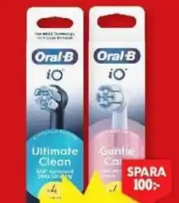 ICA Maxi Oral b tandborstrefill io 4-pack erbjuda
