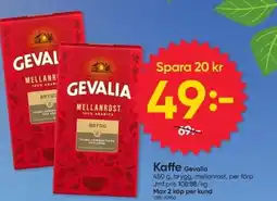 DollarStore Kaffe Gevalia erbjuda