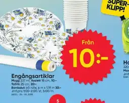DollarStore Engångsartiklar erbjuda