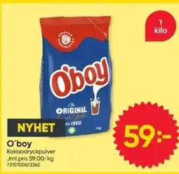 DollarStore NYHET O'boy erbjuda