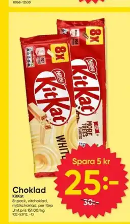 DollarStore Choklad erbjuda