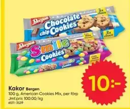 DollarStore Kakor Bergen erbjuda