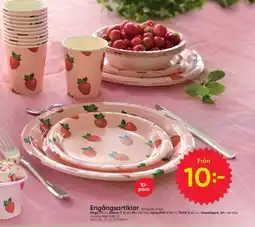 DollarStore Engångsartiklar Jordgubb, papp erbjuda