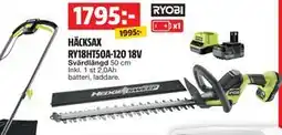 Bauhaus HÄCKSAX RY18HT50A-120 18V erbjuda