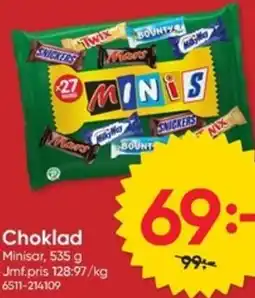 DollarStore Choklad erbjuda