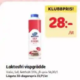 Hemköp Laktosfri vispgrädde erbjuda