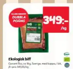 Hemköp Ekologisk biff erbjuda