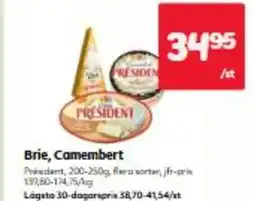 Hemköp Brie, Camembert erbjuda