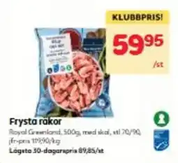 Hemköp Frysta räkor erbjuda