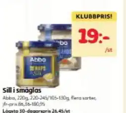Hemköp Sill i smaglas erbjuda