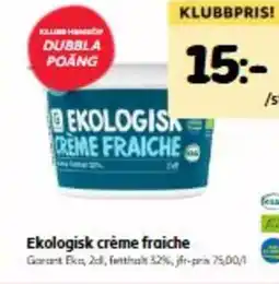 Hemköp Ekologisk creme fraiche erbjuda