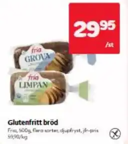 Hemköp Glutendeitt Brod erbjuda