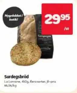 Hemköp Surdegsbröd erbjuda