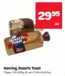 Hemköp Kavring, Roast'n Toast erbjuda