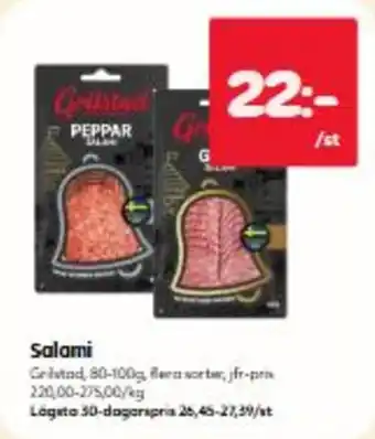 Hemköp Salami erbjuda