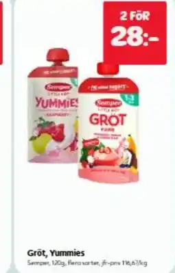 Hemköp Grōt, Yummies erbjuda