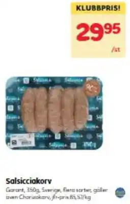 Hemköp Salsicciakorv erbjuda