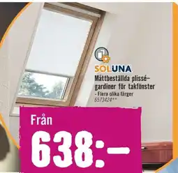 Hornbach Måttbeställda plissé- gardiner för takfönster erbjuda