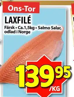 Matvärlden Tensta LAXFILÉ erbjuda