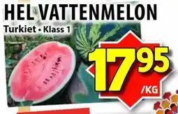 Matvärlden Tensta HEL VATTENMELON erbjuda
