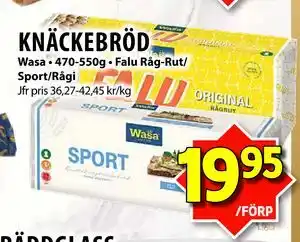 Matvärlden Tensta KNÄCKEBRÖD erbjuda