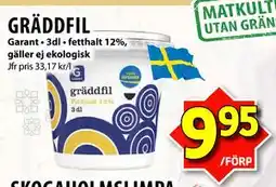 Matvärlden Tensta GRÄDDFIL erbjuda