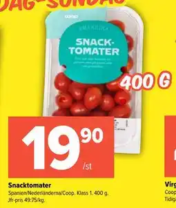 Coop Extra Snacktomater erbjuda