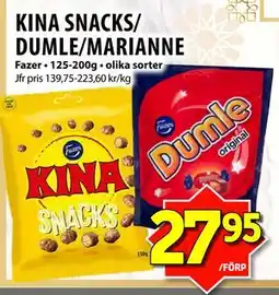 Matvärlden Tensta KINA SNACKS/ DUMLE/MARIANNE erbjuda