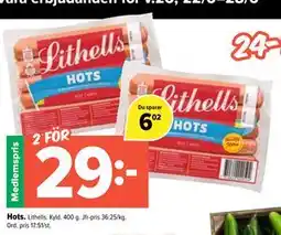 Coop Extra Hots, Medlemspris erbjuda