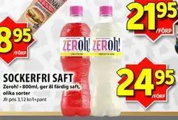 Matvärlden Tensta SOCKERFRI SAFT erbjuda