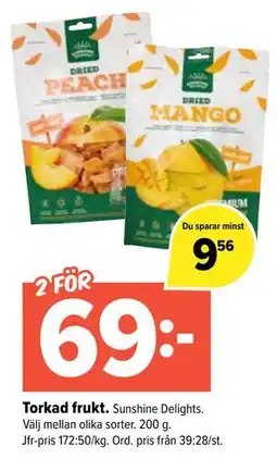 Coop Extra Torkad frukt erbjuda