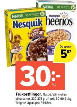 Coop Extra Frukostflingor erbjuda